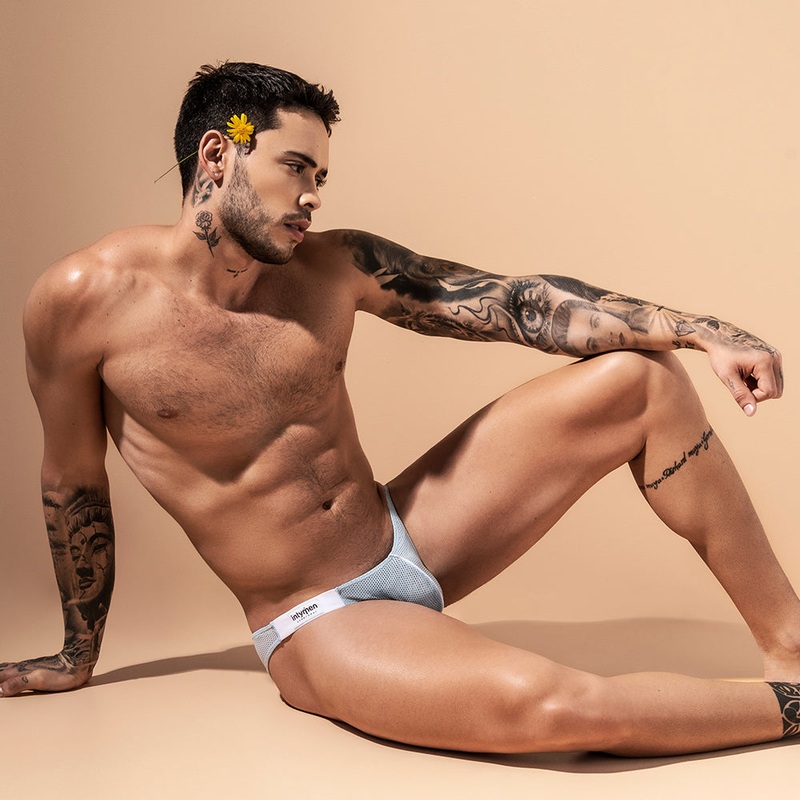 Intymen INJ077 Fancy Brief Small Baby Blue