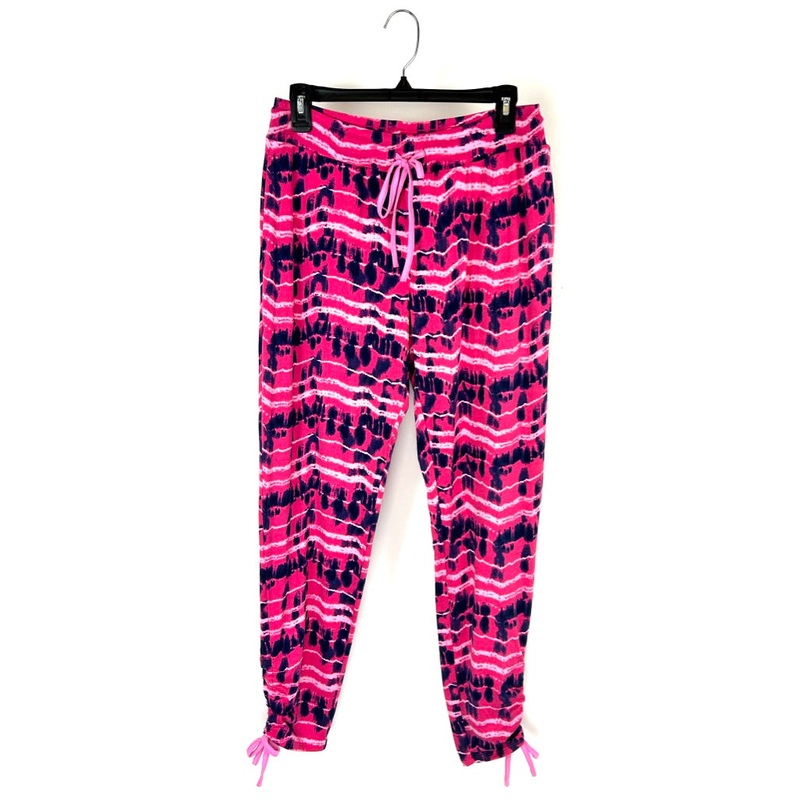 Pink And Navy Blue Tie Dye Lounge Pants – Size 6/8
