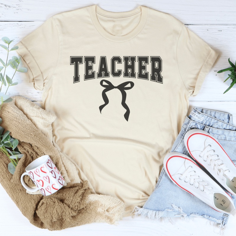 Teacher Tee Black Heather S