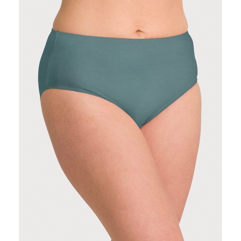 Ava & Audrey Clementine Cotton Full Brief – Sea Green XL