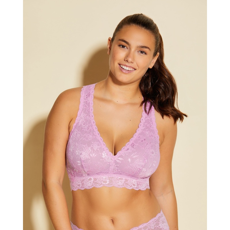 Bralette Curvy Racie Con Spalline Incrociate Bralette Neela Flower P