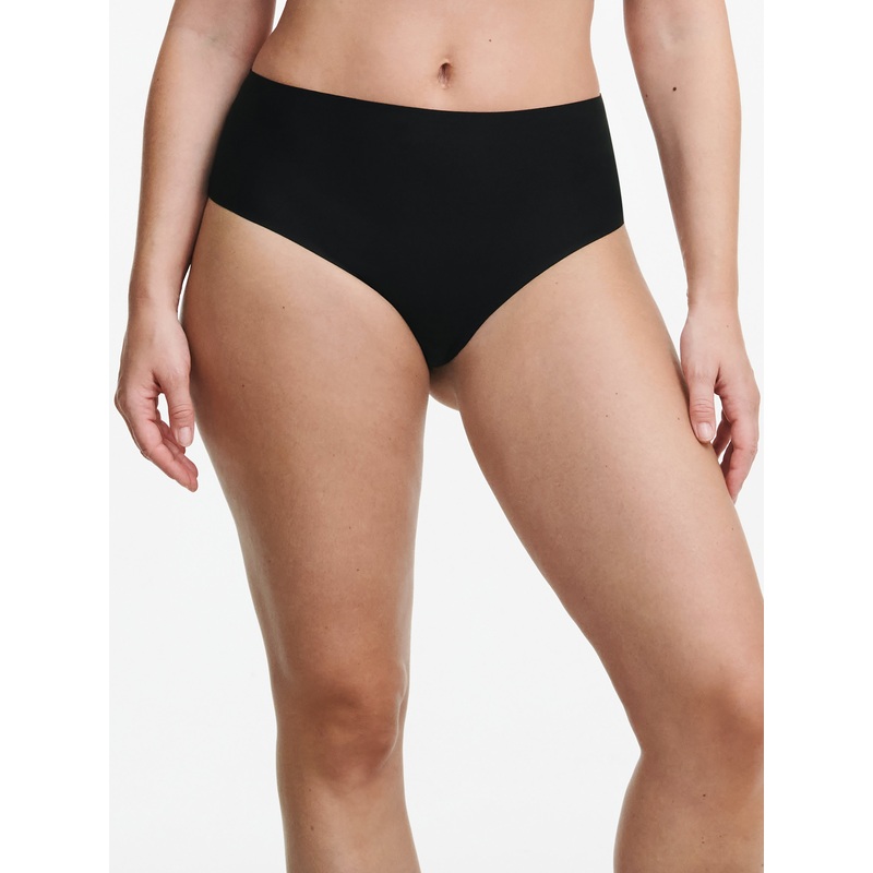 Chantelle SoftStretch Hi Waist Thong Panty O/S Black 011