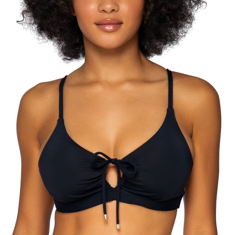 Kauai Keyhole Bikini Top – 54 – Black BLACK 32D