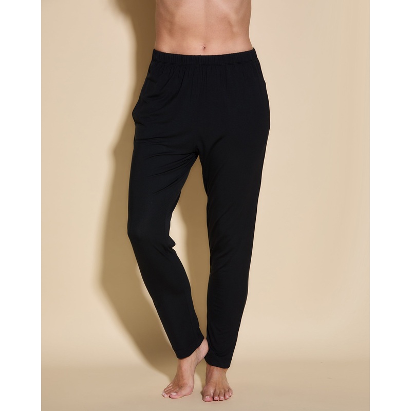 Locker Sitzende Hose In Keilform Schwarz XS
