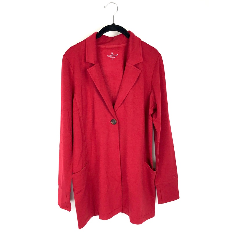 Red Cardigan – Size 2/4 and 6/8 Extra Small (size 2/4)