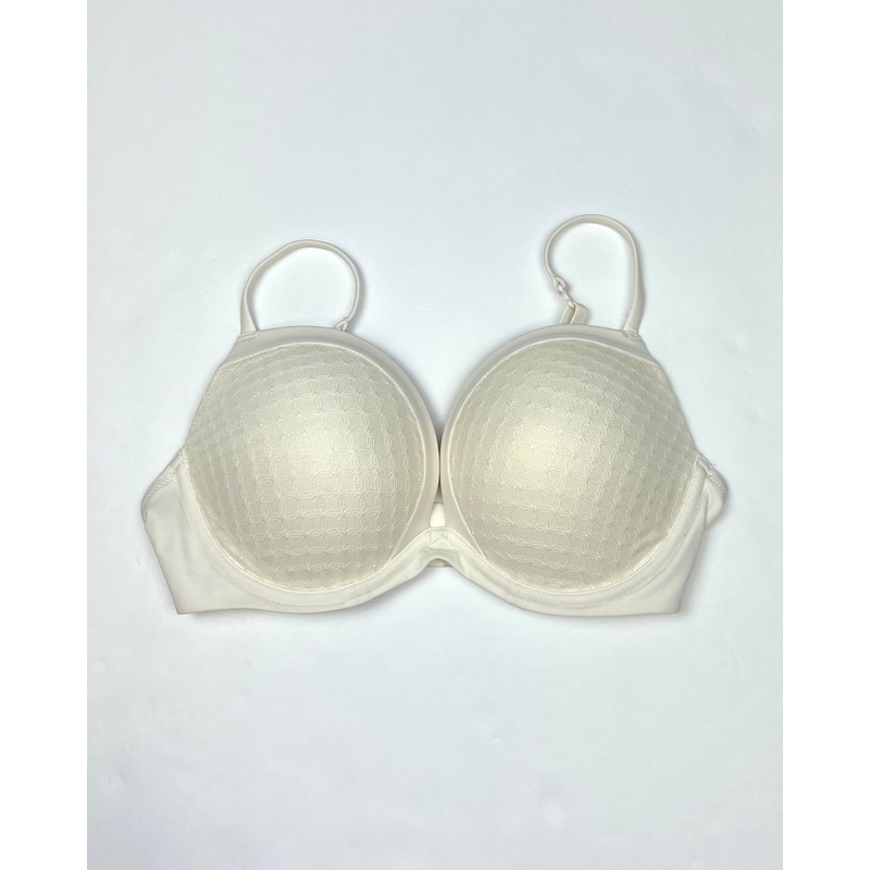 White Texture Bra – Size 34D