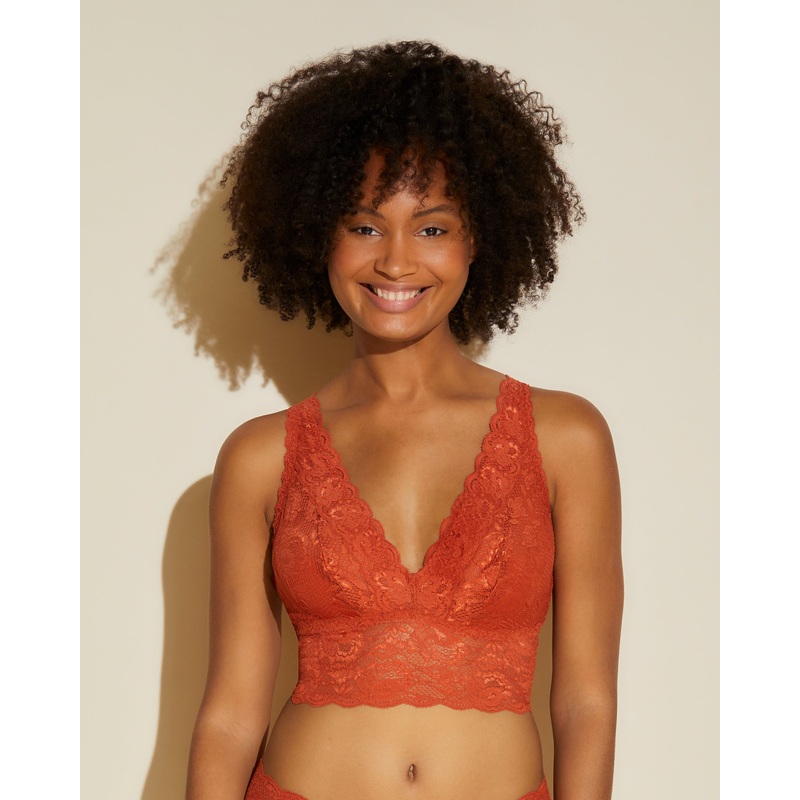 Bralette Alta Con Scollatura Profonda Sahara S