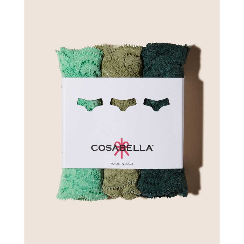 Comfie Thong 3 Pack Congo Ghana Nile Mist S/M