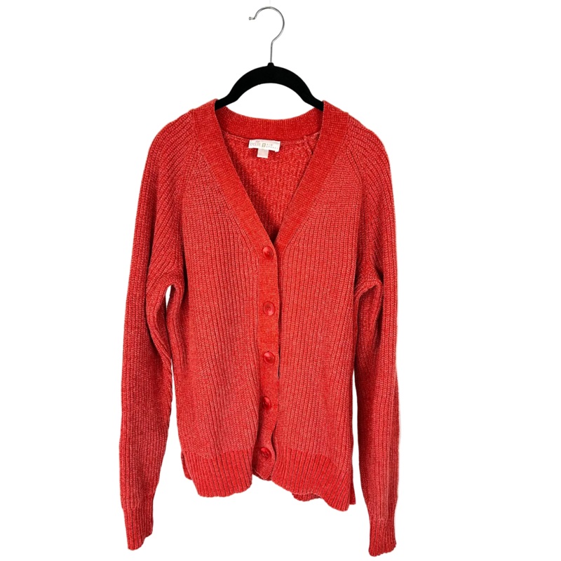 Orange Button Down Sweater – Size 4/6