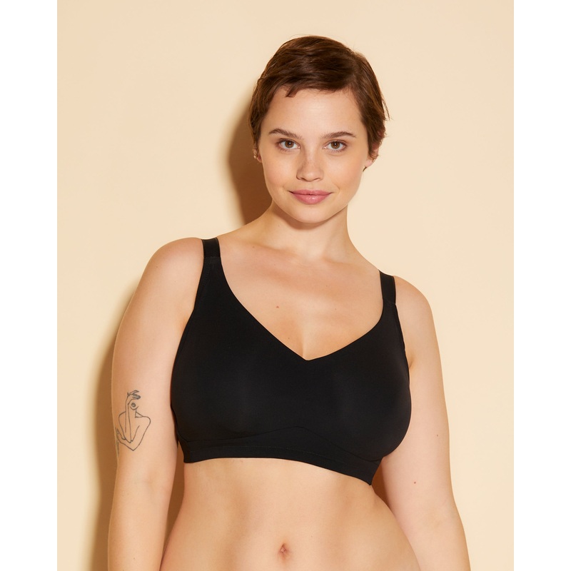 Super Curvy Bralette Schwarz XS