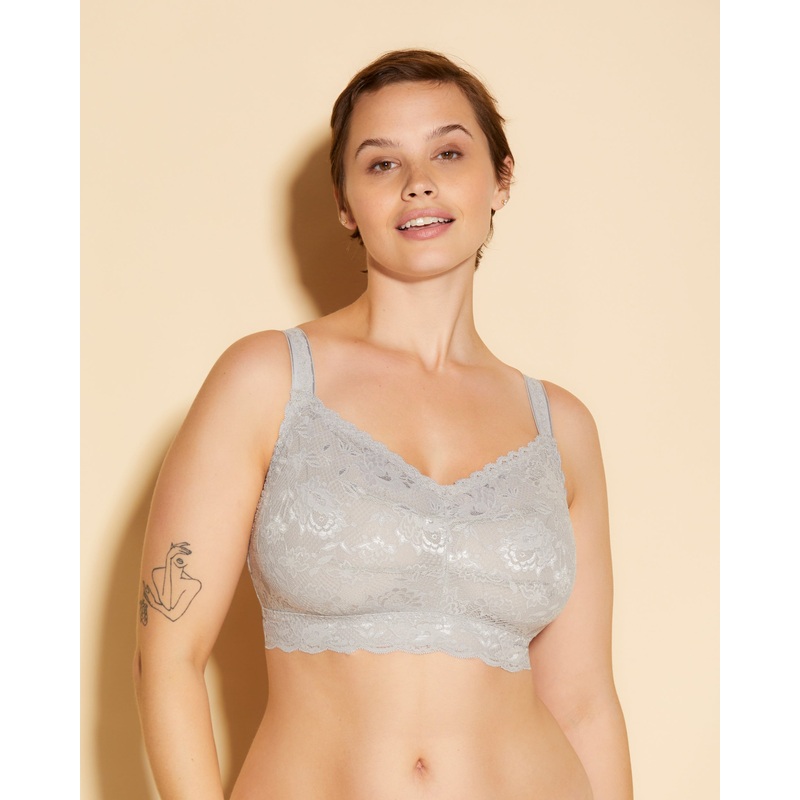 Super Curvy Sweetie Bralette Varanasi Gray XS