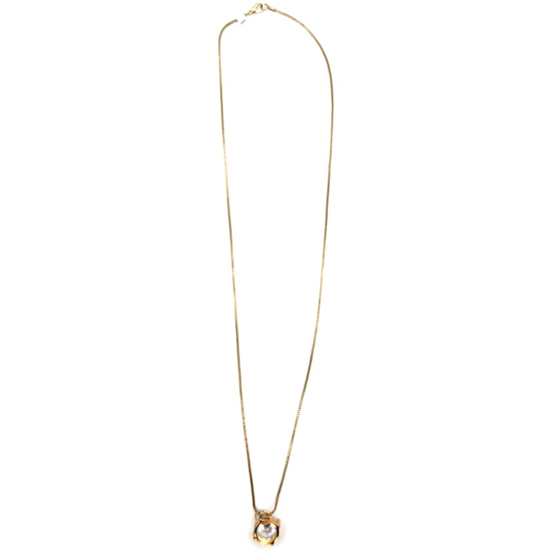 Gold Gemstone Necklace