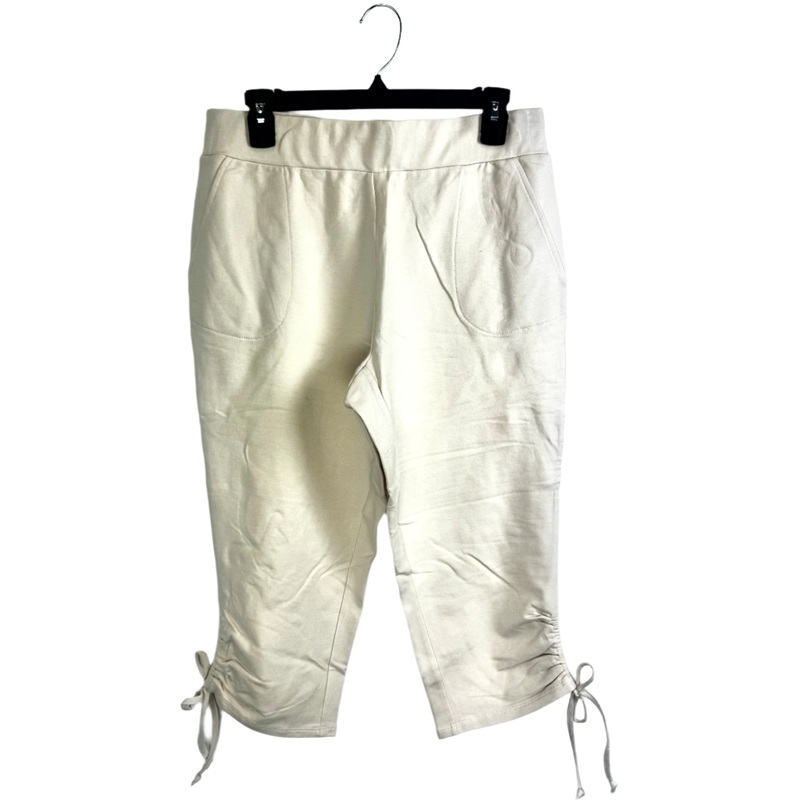 Sandy Beige Cinch Capri Pants- Size 4/6