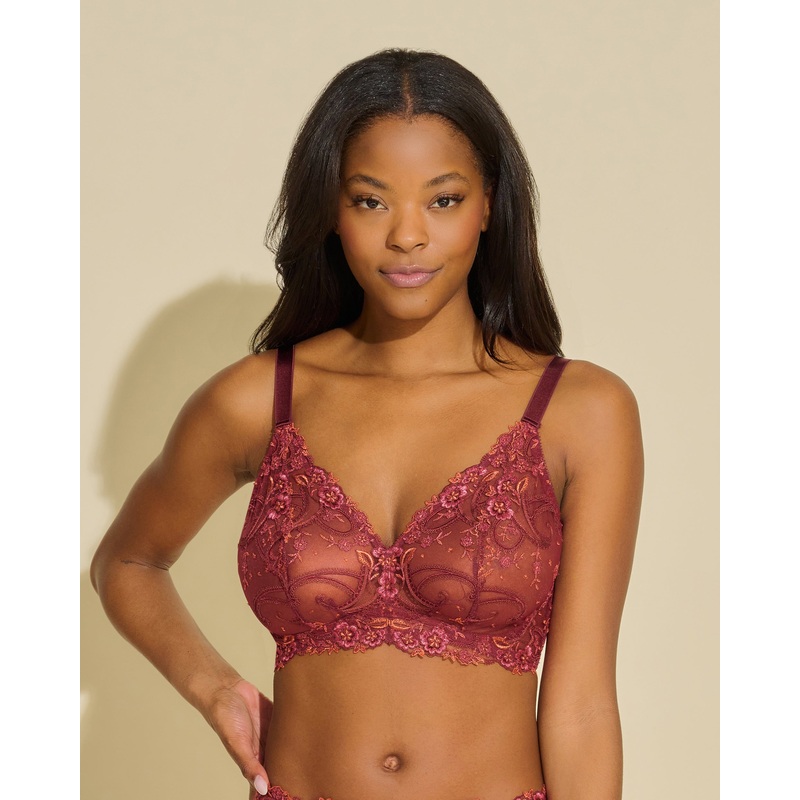 Bralette A Triangolo Curvy E Tall Vin Brule XS