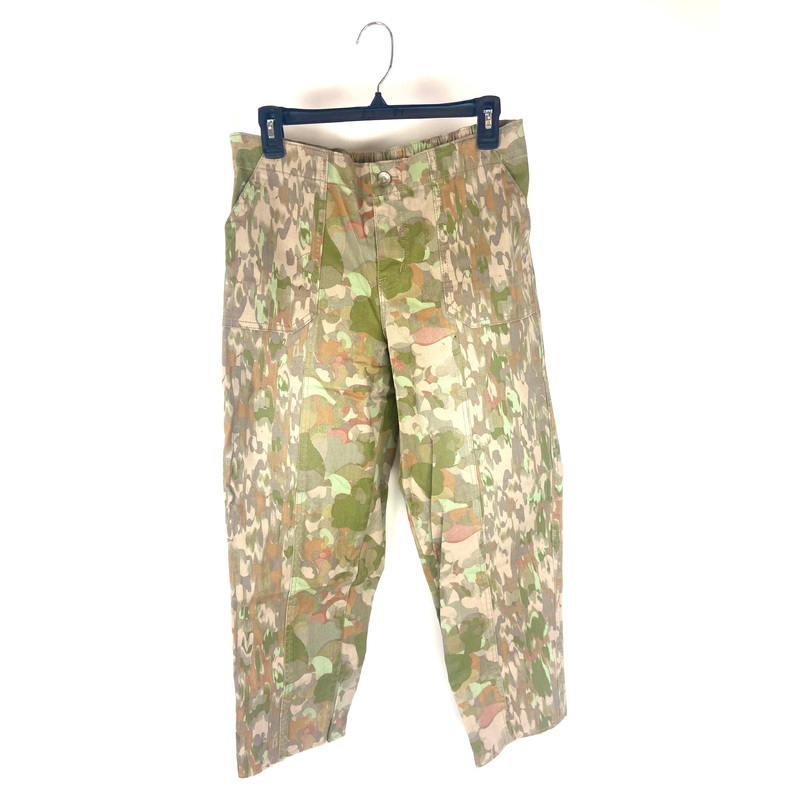 Camouflage Green Cropped Capris- 8, 20WP, and 20W 8