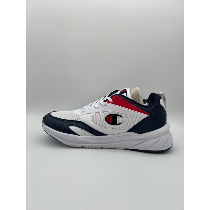 MENS Navy, Red, and White Sneakers – Size 11