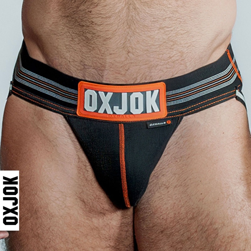 Slingjock Upthrust Slider-Strap Jock Black Iron – Medium