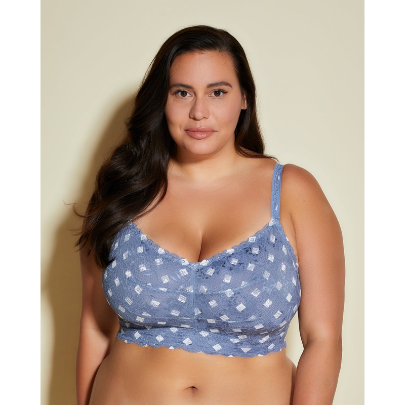 Ultra Curvy Sweetie Bralette Diamond Blue Diamond XS