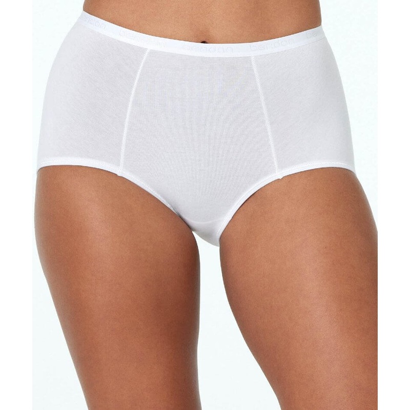 Bendon Body Cotton Trouser Brief – White S