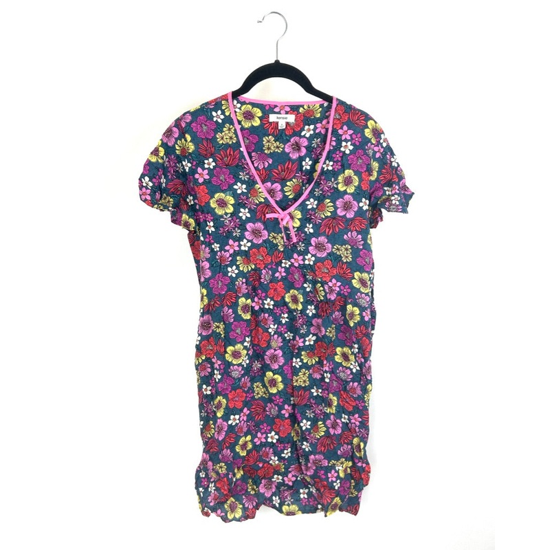 Blue And Pink Floral Nightgown – Size 2/4