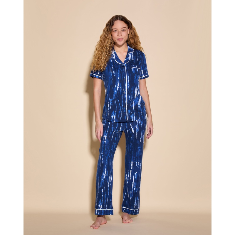 Conjunto De Pijama Con Camisa De Manga Corta Y Pantalones Xan XS