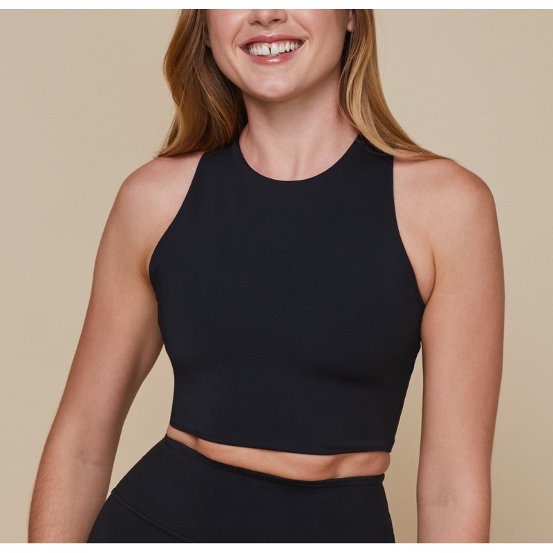 Flex Racerback Sport Tank – Black Black XS