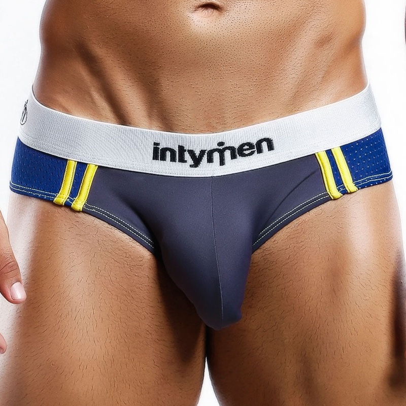 Intymen INT6141 Vibrant attitude Bikini Brief Small Grey/Navy