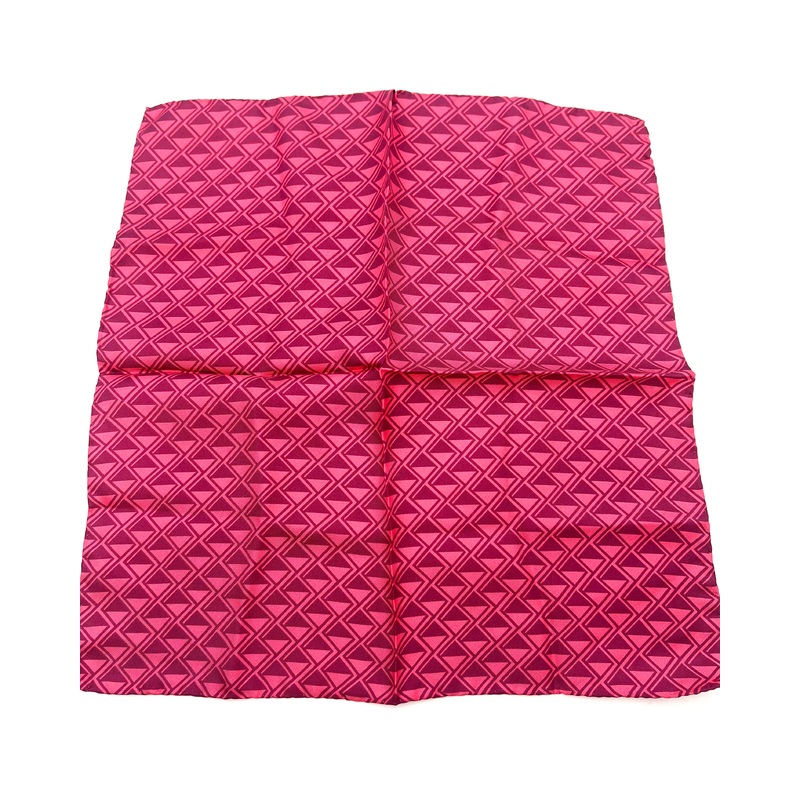 MENS Pink and Magenta Diamond Pocket Square