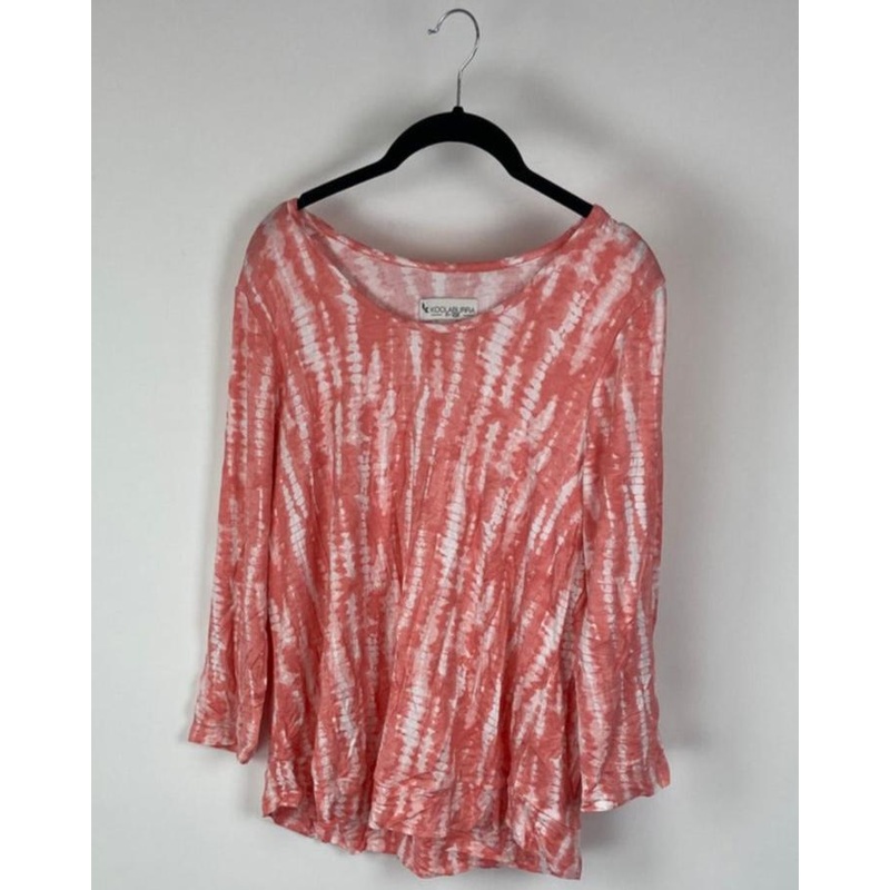 Orange Tie Dye Lounge Top- Small