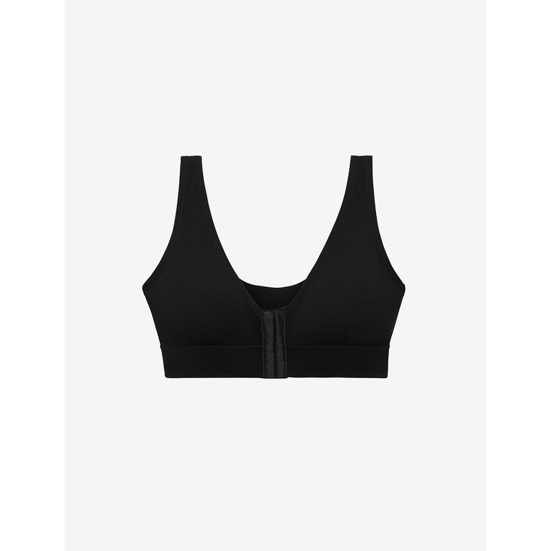 Rora Post-Surgery Front Closure Bra black XS