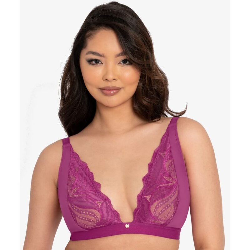 Scantilly Indulgence Wire-free Bralette – Orchid/Latte S