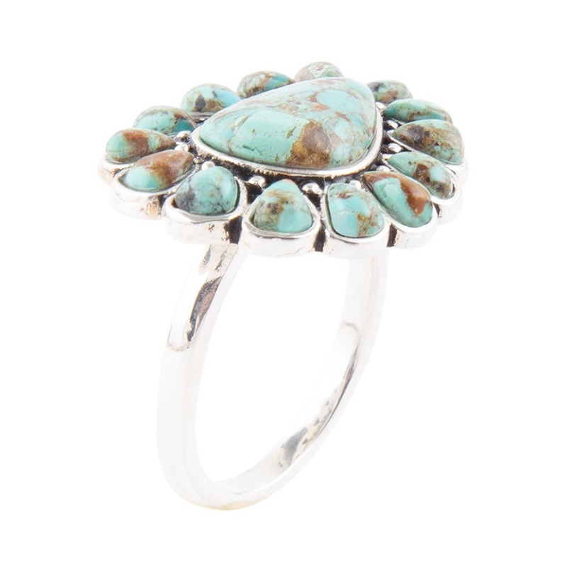 Durango Turquoise Multi-Stone Ring 7