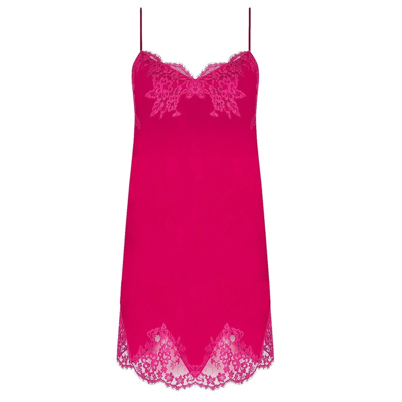 Splendeur Soie Carmin Chemise Carmin XS