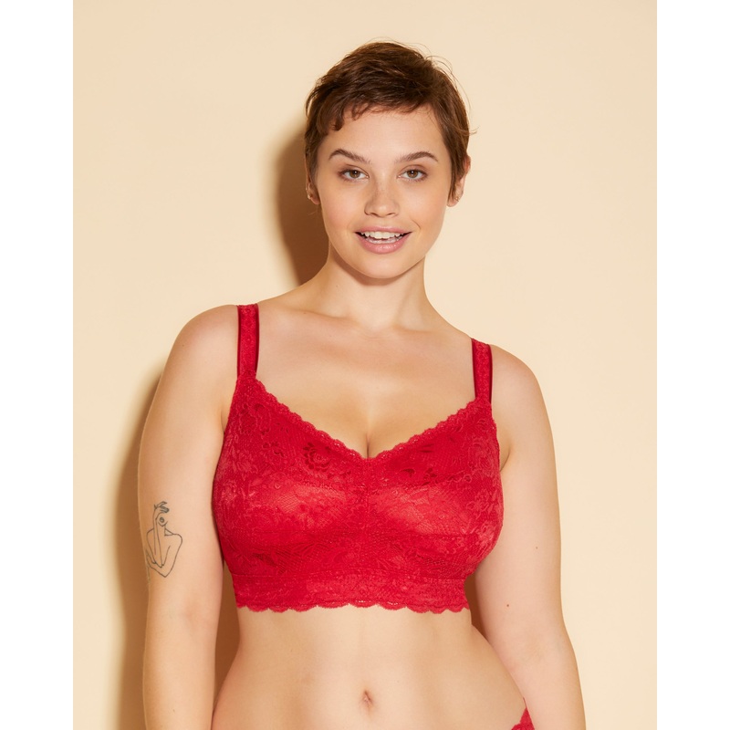 Super Curvy Sweetie Bralette Mystic Red XS