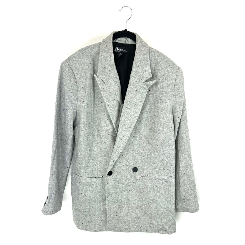 Unisex Gray Oversized Blazer – Medium – 2XLT Mens Large / Women’s Size 16/18