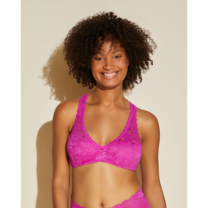 Racie Racerback-Bralette Cape Fuchsia S