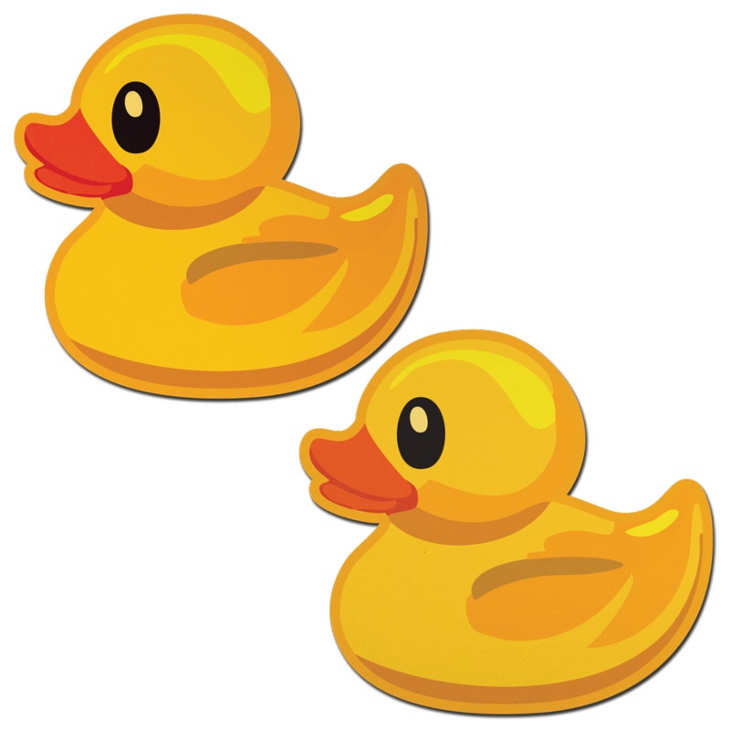 Rubber Duck Breast Pasties in Bright Yellow by Pastease