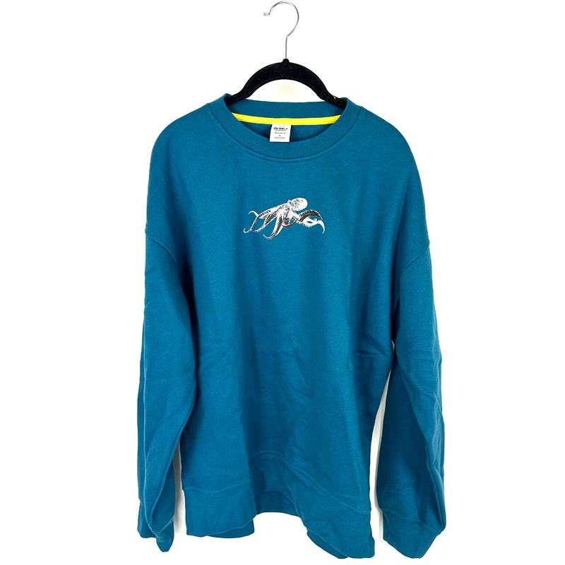 Unisex Dark Teal Crewneck – Mens Medium / Women Large