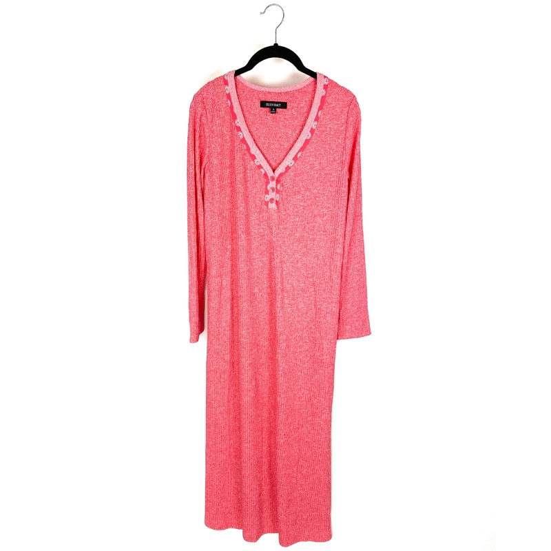 Coral Long Sleeve Dress – Small