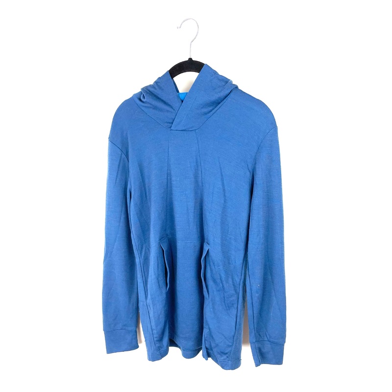 Dark Blue Top With Hood – Extra Small