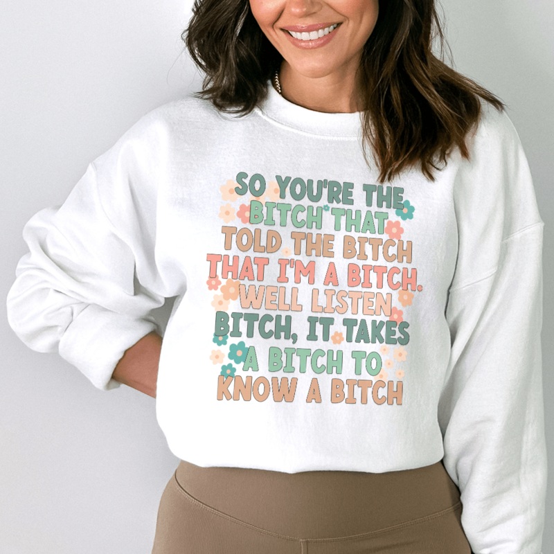 So You’re The B Sweatshirt Sport Grey S