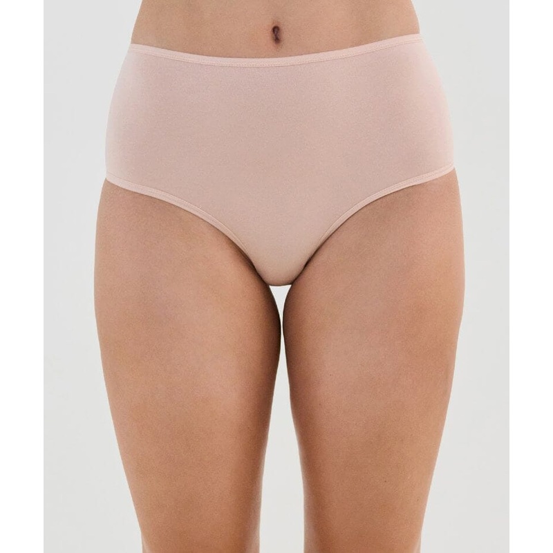 Bendon Cotton and Lace Full Brief – Latte S