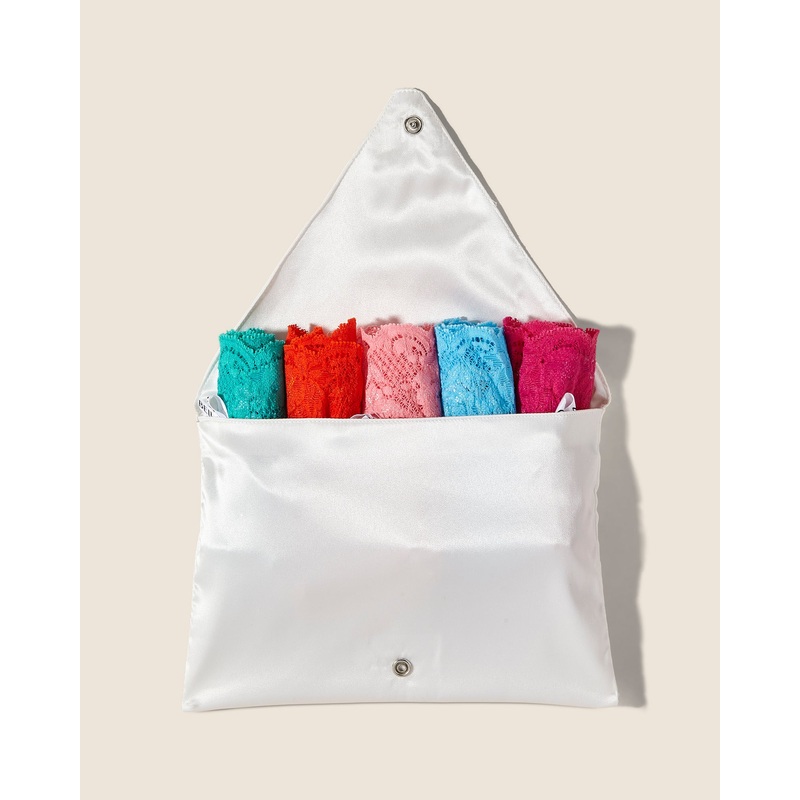 Comfie Tanga 5Er-Pack Venetian Dusk Constance Blue Flori Pink Addy Green Sicilian Orange S/M