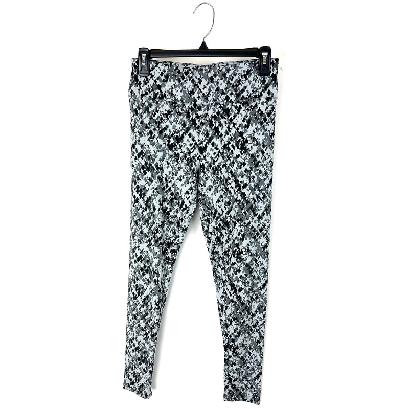 Grey And Black Printed Leggings – Small/Medium