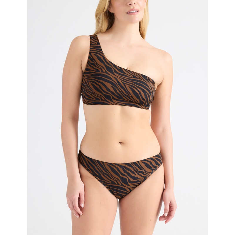 One Shoulder Bikini Top Feline XS