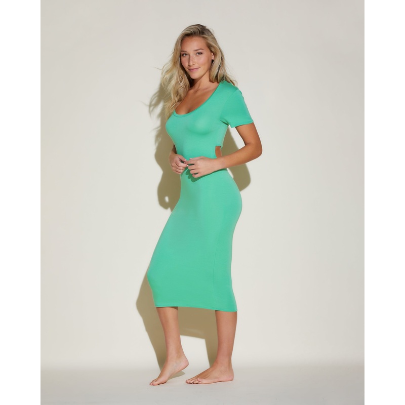 Scoop Dress Ghana Green XS