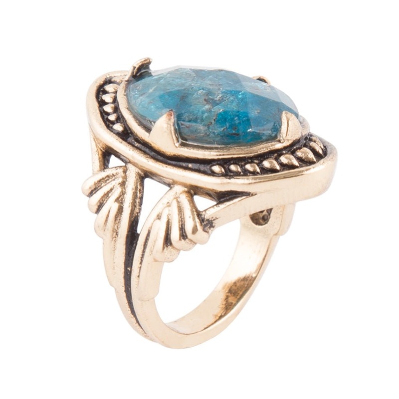Sweet Dreams Faceted Apatite Ring 5