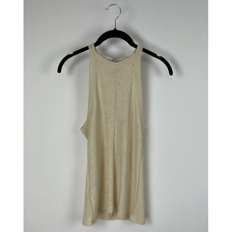 Tan Thin Tank Top – Small