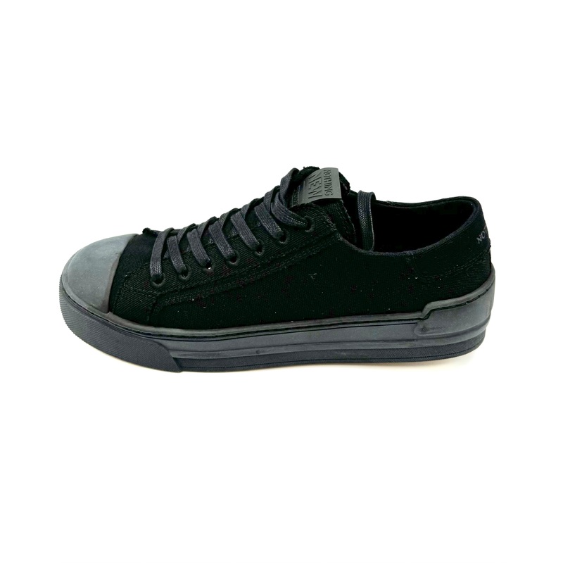 MENS Black Canvas Sneaker – Size 10