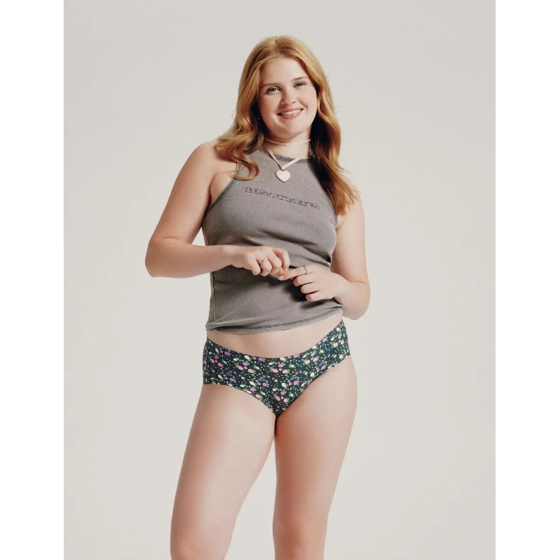 Teen Super Leakproof No-Show Boyshort Black XXS